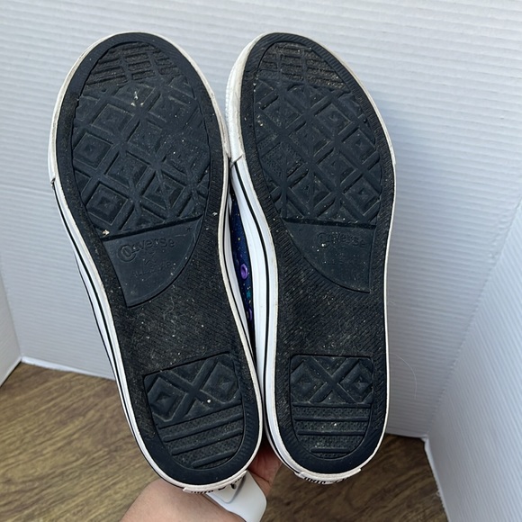 Converse All Star Blue Star Constellation Polka Dot Low Top Sneakers Size 6 - Picture 9 of 13